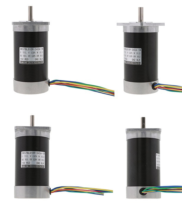 OUKEDA Brushless DC Motor 57mm 0.44 Nm 36V 184W 4000 RPM 3 Phase D-cut